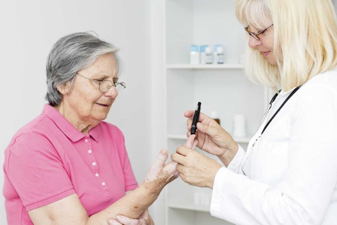 Insulin -abhängiger Diabetes ist am häufigsten bei älteren Menschen zu finden