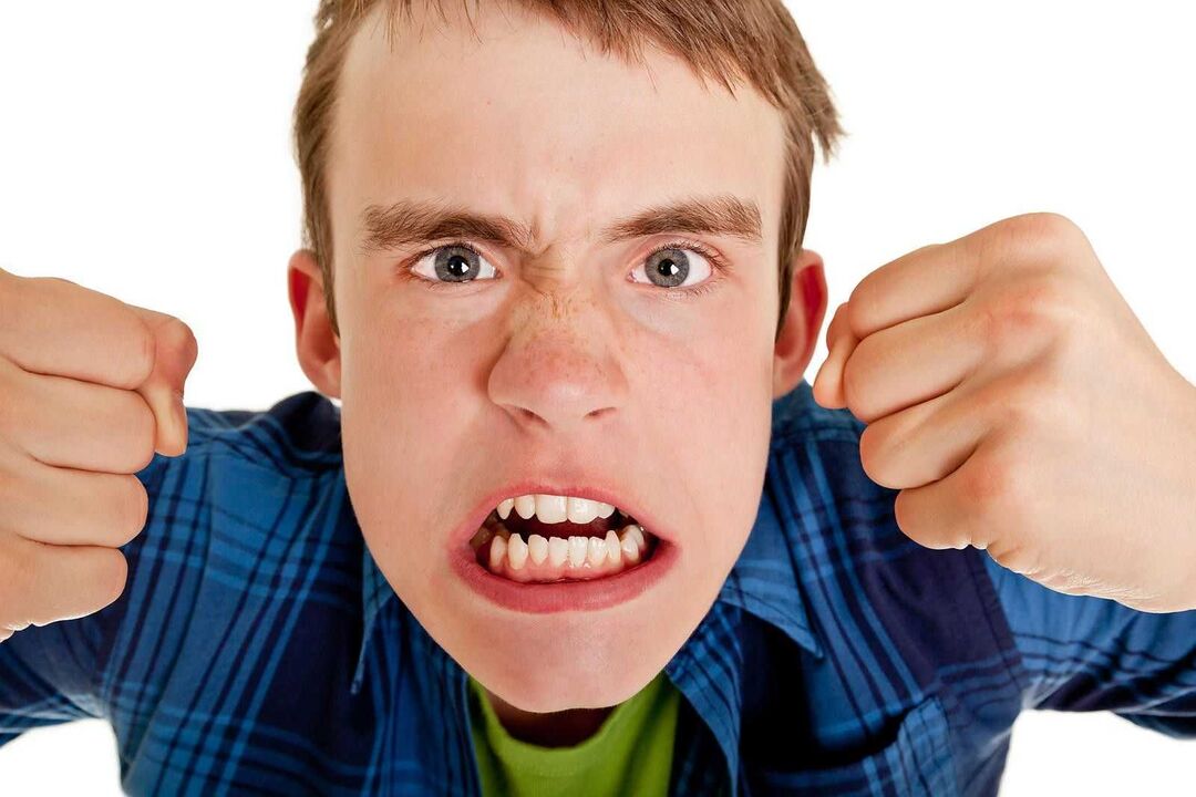 Insulin -abhängiger Diabetes manifestiert sich als eine Tendenz zur Aggression